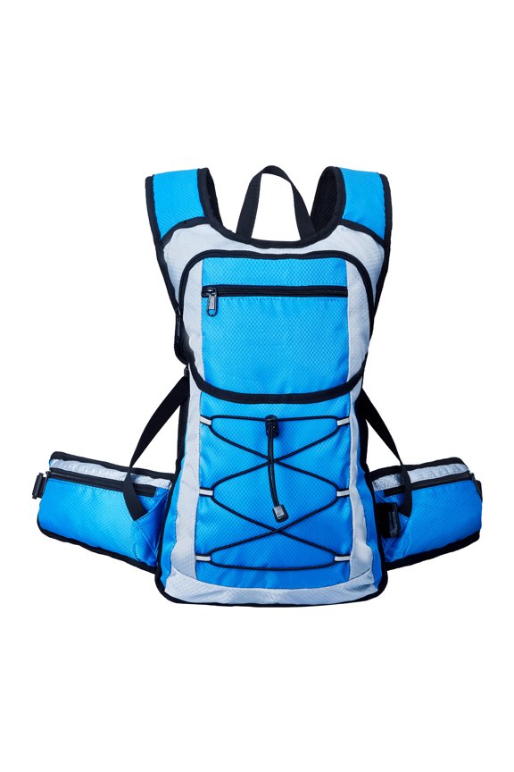 15L Hydration Backpack with 3L TPU Water Bladder, Featherweight Multipurpose Storage Backpack for Males and Females, Ideal for Trekking, Jogging, Cycling, and Camping