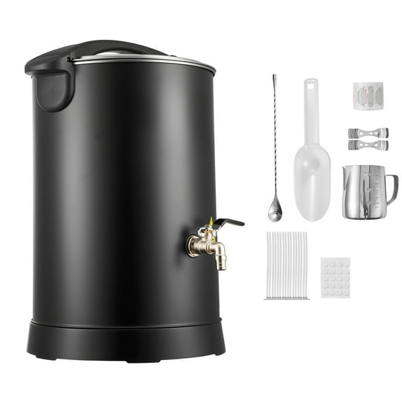 KFFKFF Wax Melter for Candle Crafting, 10.6 Qts Capacity, Efficient Heating with Digital Temperature Display, Non-Stick Hourglass Design, Easy-Pour Spout for Candles and Soaps