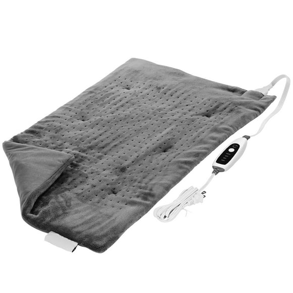 KFFKFF Weighted Warmth Pad, 17" x 33" Electric Pad for Soothing Relief, 6.8 lbs Heat Wrap with Quartet Temperature Levels, Auto Shut-off in 2 Hours, Weighted Heating Wrap for Back, Neck, Shoulder