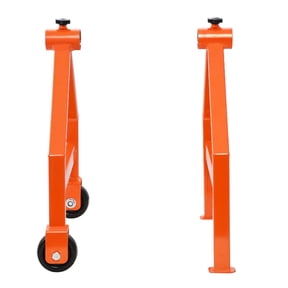 KFFKFF Wire Spool Rack, 220 lbs Capacity, Portable Cable Organizer with Wheels, Movable Spool Holder for Electrical, Industrial, and Retail Applications, Fits Spools up to 29.9 in Diameter