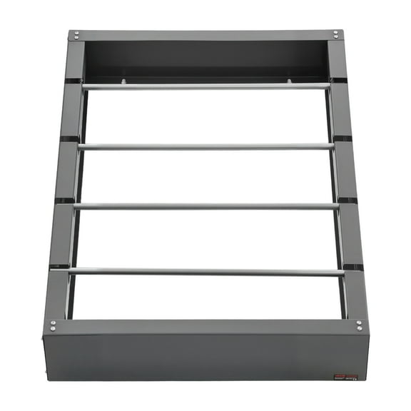 KFFKFF Wire Spool Rack with 4 Adjustable Rods, Wall-Mounted Cold-Rolled Steel Holder for Multiple Spools, 150 lbs Capacity Cable Organizer for Electrical and Industrial Applications