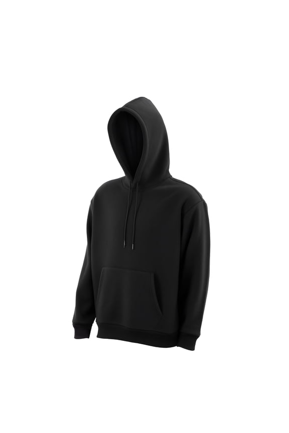 Women's Pullover Hoodie, 3X-Large, Cozy Fleece Long Sleeve Sweatshirt, Soft and Comfortable Hooded Top with Pocket, Stylish and Practical Design for Cooler Seasons, Black