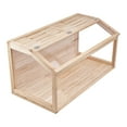 thumbnail image 1 of KFFKFF Wood-Constructed Hamster Enclosure, 270° Visual Access Hamster Dwelling, Dimensions 40 x 20 x 20in, Compact Hamster Habitats with Unlatching Top, Breathable Cage for Petite Creatures, 1 of 9
