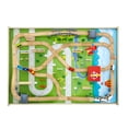 thumbnail image 1 of KFFKFF Wooden Kids Activity Table with 120-Piece Train Set, Collapsible Storage Bin, and Multi-Use Design for Play, Drawing, Reading, and More – Ideal for Children Ages 3+, 1 of 9