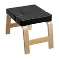 thumbnail image 1 of KFFKFF Yoga Inversion Stool, Supports up to 300 lbs, Ideal for Home Gym, Inversion Chair with Wooden Structure & PU Cushion, Yoga Stand Bench for Enhancing Strength and Balance, 1 of 9