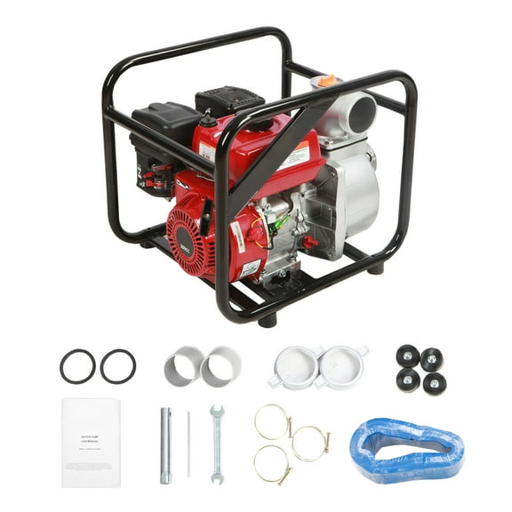 KFFKFF gasoline engine water pump gas power water conveying pump 3 "7 horsepower and 4 rushes