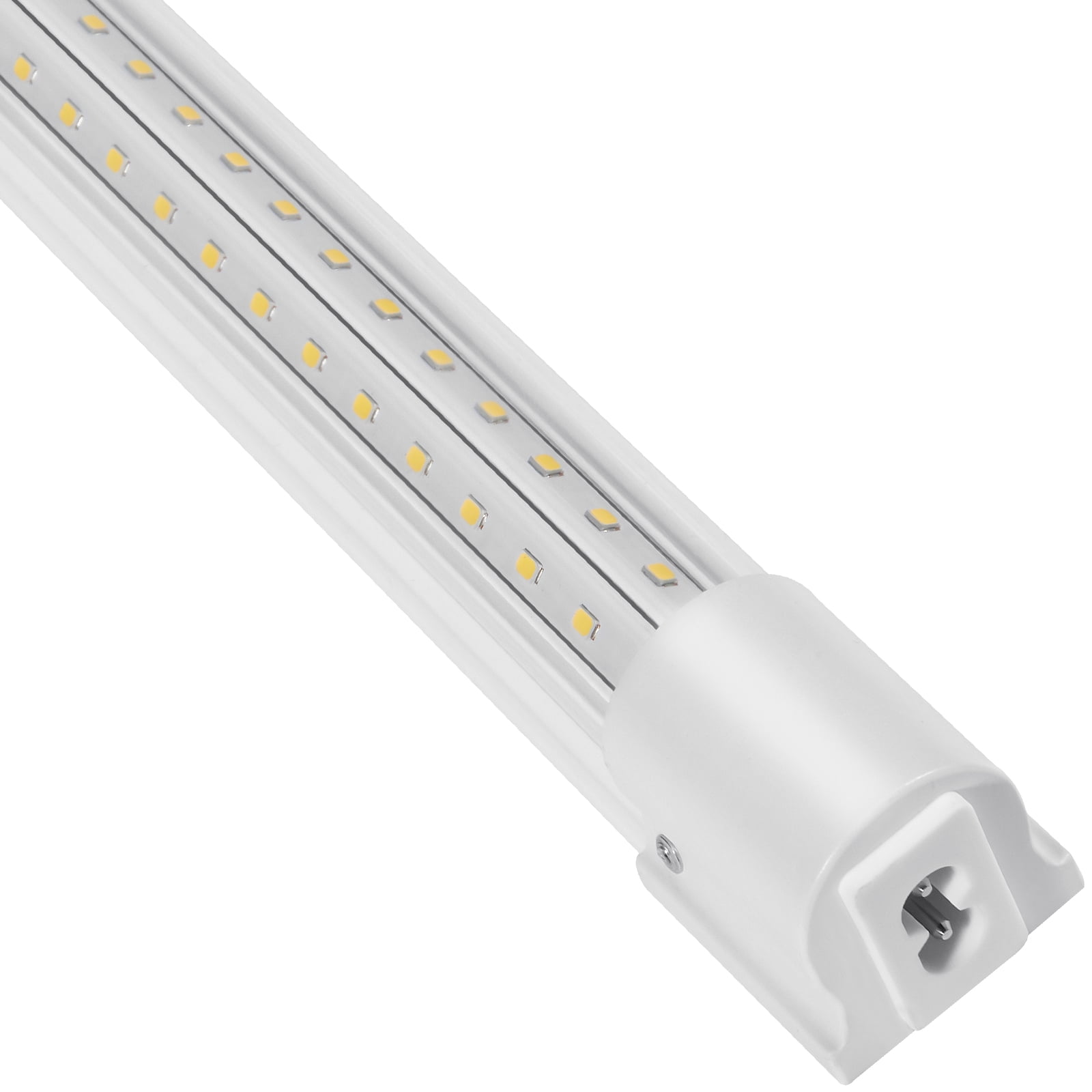 KFFKFFLinkable Ceiling Shop Light Fixture 11000LM 10 Pack 8FT LED Shop Light 80W