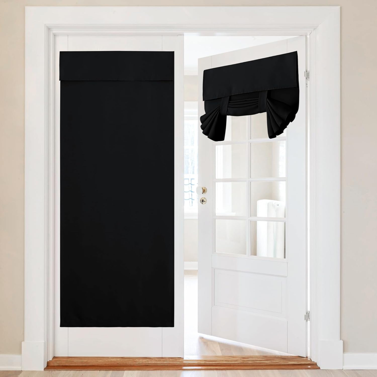 KFHDRS-Blackout Door Curtains for Doorway, Thermal Insulated Large
