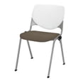 thumbnail image 1 of KFI KOOL Stack Chair - Java Vinyl Upholstered Seat, 1 of 5