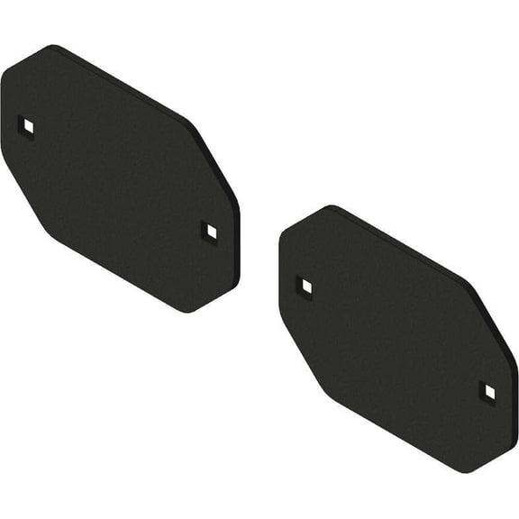 KFI Black Bumper Light Cover 101445