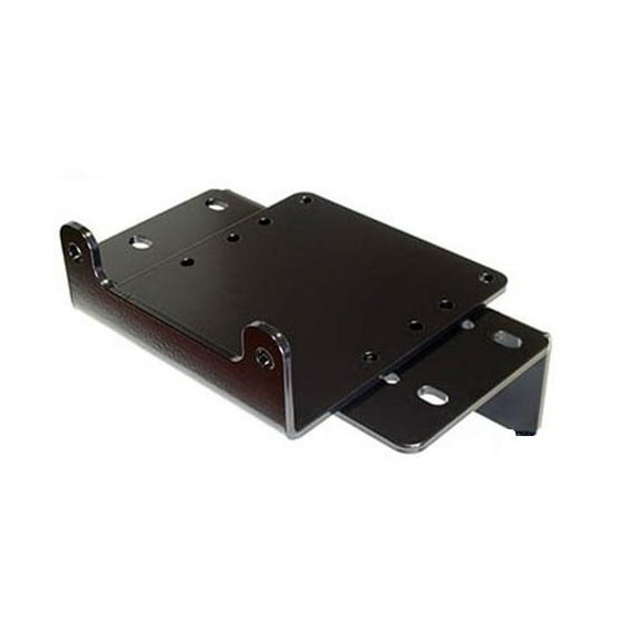 KFI Products Winch Mounts for Warn ProV 4-4500 V and 4-4500 Black 100470