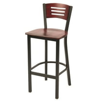 KFI Studios 3300 Series Barstool, Mahogany