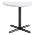 thumbnail image 1 of KFI Studios 36in Round Dining Table - White Top - Black Base, 1 of 1