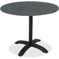 thumbnail image 1 of KFI Studios Evelien 32" Round Patio Table, Dark Grey, 1 of 2
