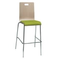 thumbnail image 1 of KFI Studios Jive Barstool, Natural Wood Back, Avocado Seat, 1 of 3
