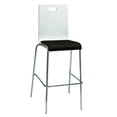 thumbnail image 1 of KFI Studios Jive Barstool, White Wood Back, Tuxedo Seat, 1 of 3