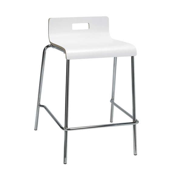 KFI Studios Jive Counter Stool, White