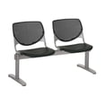 thumbnail image 1 of KFI Studios KOOL 2 Seat Reception Bench, Black, 1 of 3