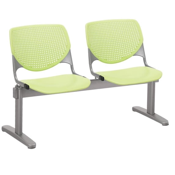 KFI Studios KOOL 2 Seat Reception Bench, Lime
