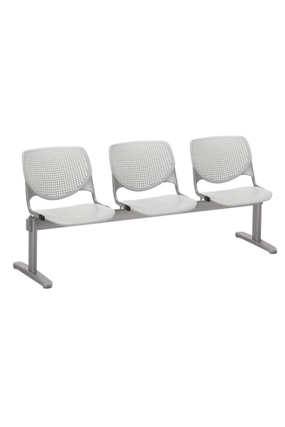 KOOL 3 Seat Reception Bench, Light