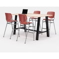 thumbnail image 1 of KFI Studios KOOL 3 Seat Reception Bench, Navy, 1 of 2