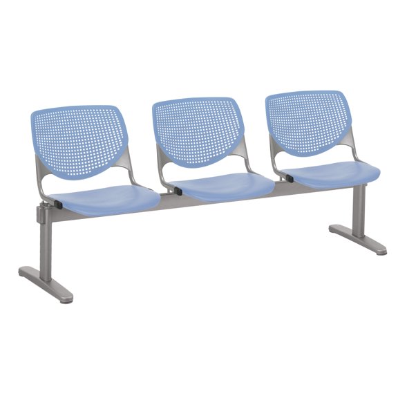KFI Studios KOOL 3 Seat Reception Bench, Peri