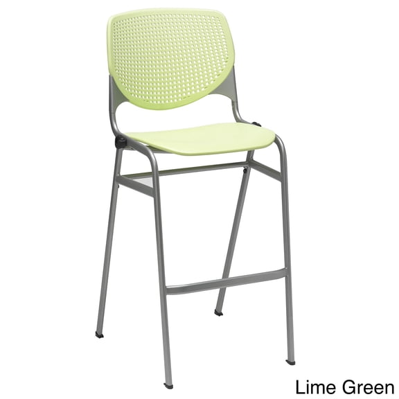 KFI Studios KOOL Armless Stack Barstool, Lime