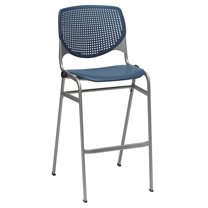 KFI Studios KOOL Armless Stack Barstool, Navy