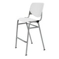 thumbnail image 1 of KFI Studios KOOL Armless Stack Barstool, White, 1 of 2