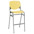 thumbnail image 1 of KFI Studios KOOL Armless Stack Barstool, Yellow, 1 of 2