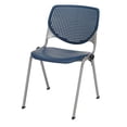 thumbnail image 1 of KFI Studios KOOL Armless Stacking Chair, 400lb Capacity, Navy, 1 of 2
