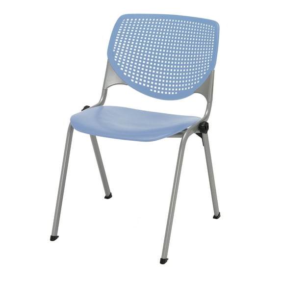KFI Studios KOOL Armless Stacking Chair, 400lb Capacity, Peri