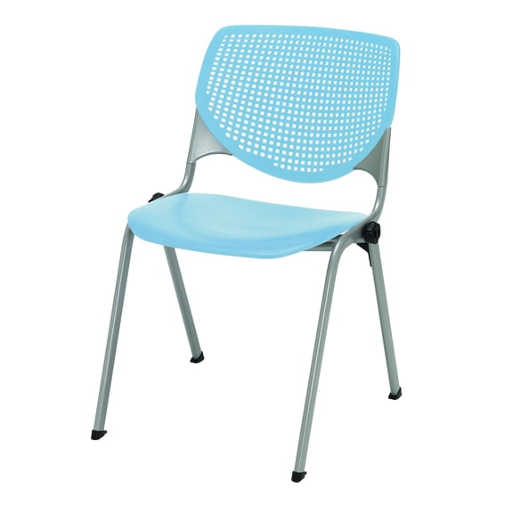 KFI Studios KOOL Armless Stacking Chair, 400lb Capacity, Sky
