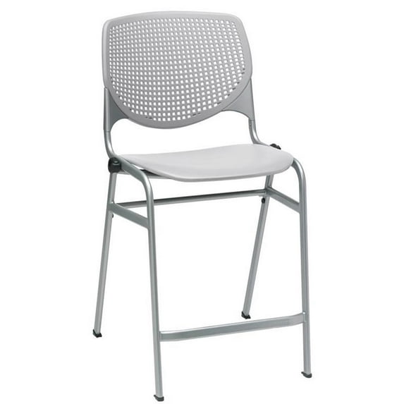KFI Studios KOOL Armless Stacking Counter Barstool, Light