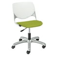 thumbnail image 1 of KFI Studios KOOL Home and Office Computer Chair, White Back, Avocado Seat, 1 of 2