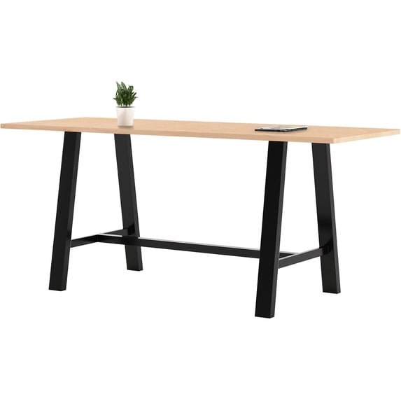 KFI Studios Midtown 7' x 3' Bar Table, Maple