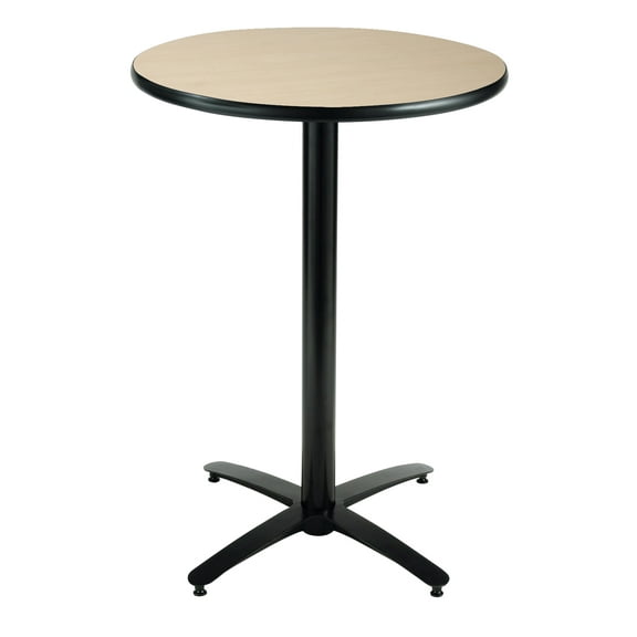 KFI Studios Mode 2.5' Round Bistro Table, Natural, Arched X-Base