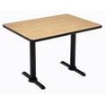 thumbnail image 1 of KFI Studios Mode 2.5' x 5' Bistro Table, Natural, Black Base, 1 of 7