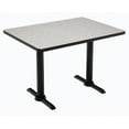 thumbnail image 1 of KFI Studios Mode 2.5' x 5' Dining Table, Grey Nebula, Black Base, 1 of 7