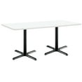 thumbnail image 1 of KFI Studios Mode 2.5' x 6' Dining Table, Designer White, Black X Base, 1 of 3