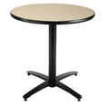 thumbnail image 1 of KFI Studios Mode 2.5' x Round' Dining Table, Natural, Arched X Base, 1 of 3