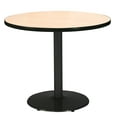 thumbnail image 1 of KFI Studios Mode 2.5' x Round' Dining Table, Natural, Black Base, 1 of 5