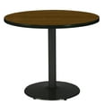 thumbnail image 1 of KFI Studios Mode 2.5' x Round' Dining Table, Walnut, Black Base, 1 of 2