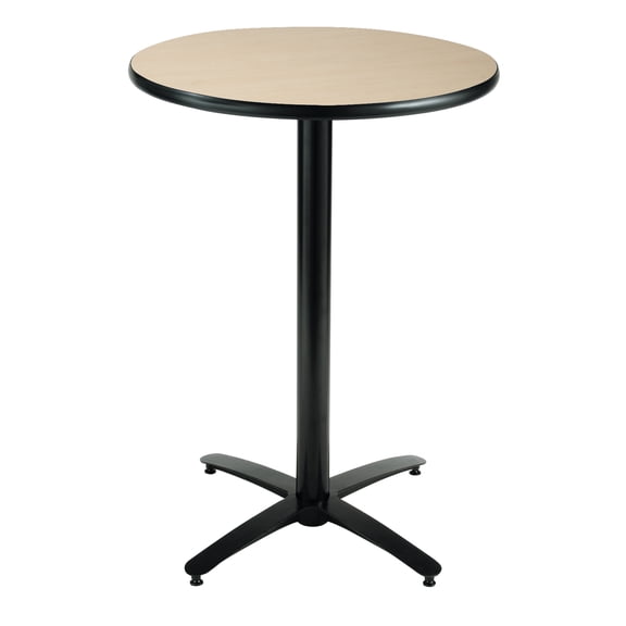 KFI Studios Mode 3' Round Bistro Table, Natural, Arched X-Base