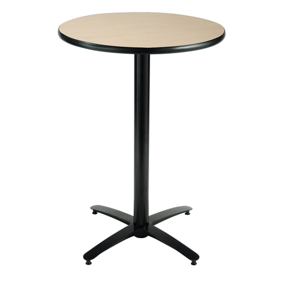 KFI Studios Mode 3' Round Bistro Table, Natural, Arched X-Base