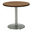 thumbnail image 1 of KFI Studios Mode 3' Round Dining Table, River Cherry, Silver Base, 1 of 2