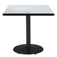 thumbnail image 1 of KFI Studios Mode 3' Square Dining Table, Grey Nebula, Black Base, 1 of 1