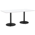 thumbnail image 1 of KFI Studios Mode 3' x 8' Dining Table, Designer White, Black, 1 of 6