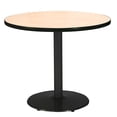 thumbnail image 1 of KFI Studios Mode 3' x Round' Dining Table, Natural, Black Base, 1 of 2