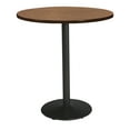 thumbnail image 1 of KFI Studios Mode 4' Round Bistro Table, River Cherry, Black Base, 1 of 2